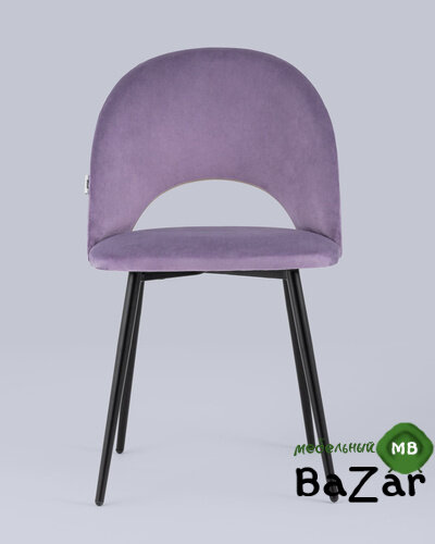 Стул Меган велюр сиреневый Стул Меган велюр сиреневый