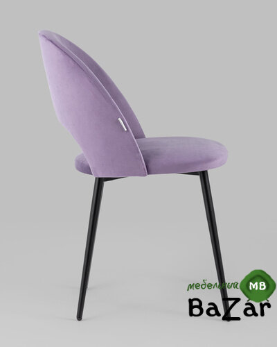 Стул Меган велюр сиреневый Стул Меган велюр сиреневый