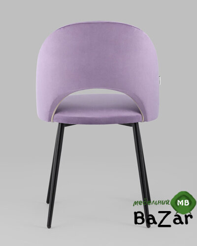 Стул Меган велюр сиреневый Стул Меган велюр сиреневый