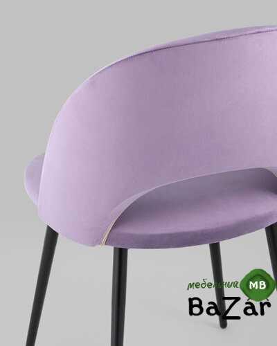 Стул Меган велюр сиреневый Стул Меган велюр сиреневый