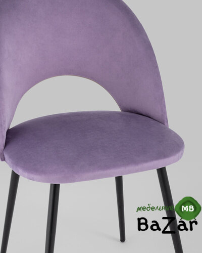 Стул Меган велюр сиреневый Стул Меган велюр сиреневый