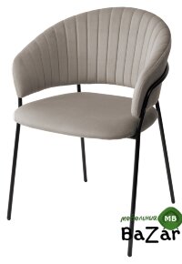 Стул ГЕММА, цвет Confetti SMOKE, велюр / черный каркас Стул ГЕММА, цвет Confetti SMOKE, велюр / черный каркас