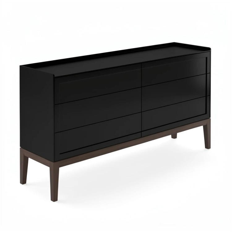 Комод 6 ящиков MRS406BL Черный