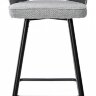 Барный стул HADES TRF-08 теплый серый, ткань/ RU-07 серая сталь, PU