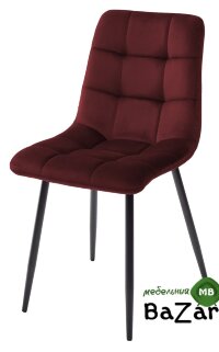 Стул CHILLI G062-36 бургунди, велюр
