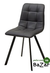 Стул CHILLI-Q SQUARE Oracul 998 Черный, экокожа PU / черный каркас Стул CHILLI-Q SQUARE Oracul 998 Черный, экокожа PU / черный каркас