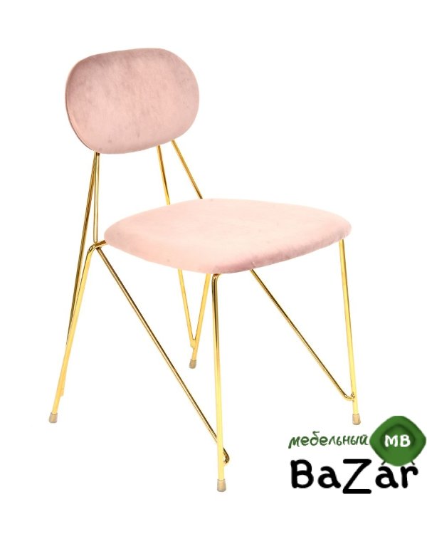 Стул Элис, вельвет, розовый Стул Элис, вельвет, розовый