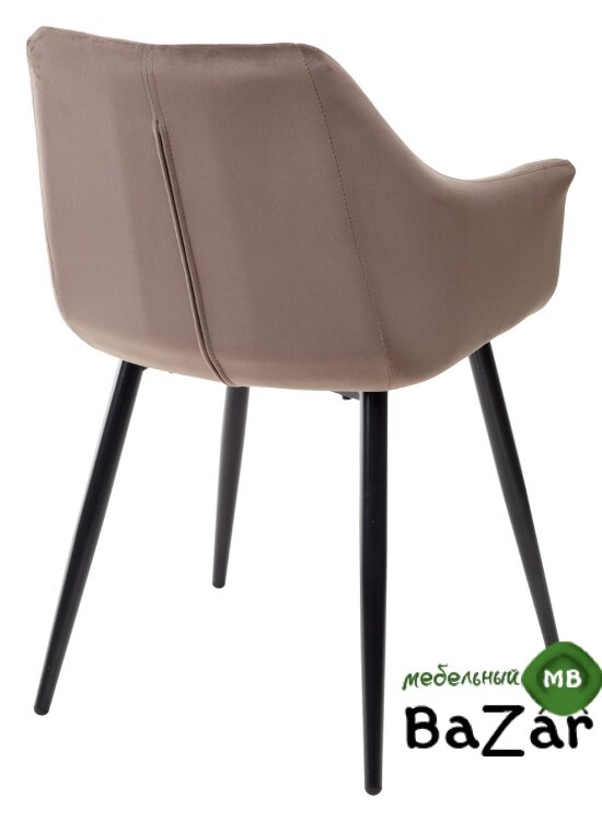 Стул BELINDA BLUVEL-38 LATTE, велюр