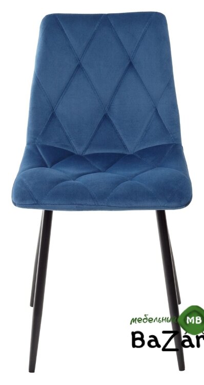 Стул NAPOLI UF910-18 NAVY BLUE, велюр