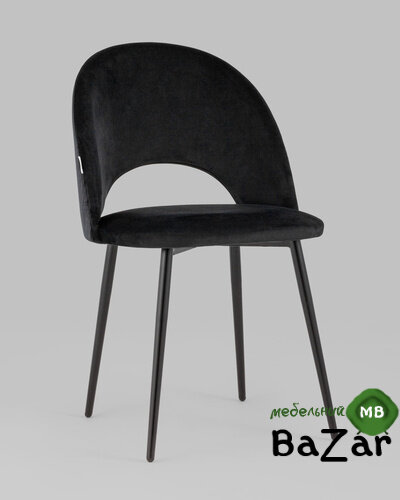 Стул Меган велюр черный Стул Меган велюр черный