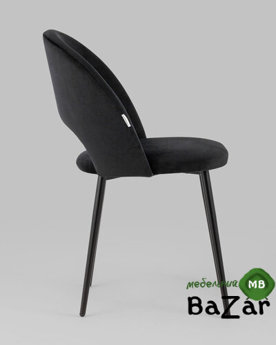 Стул Меган велюр черный Стул Меган велюр черный