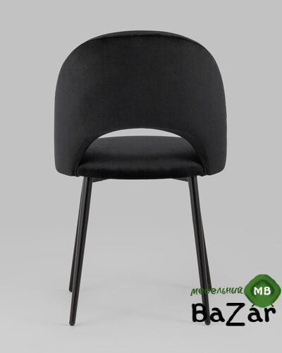 Стул Меган велюр черный Стул Меган велюр черный