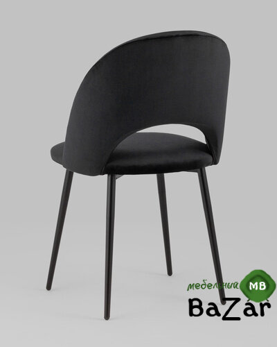 Стул Меган велюр черный Стул Меган велюр черный