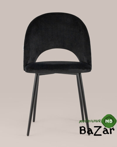 Стул Меган велюр черный Стул Меган велюр черный