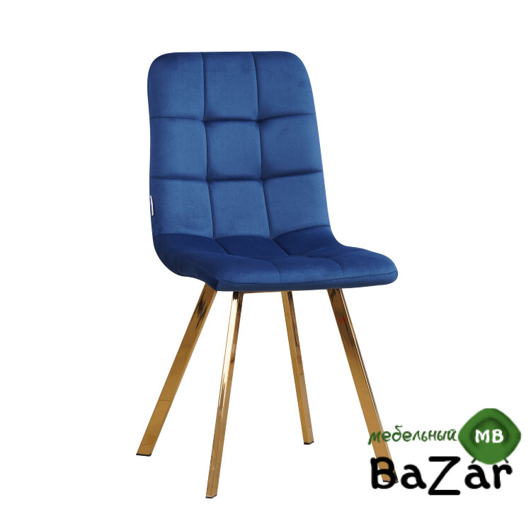 Стул Barcelona Square Gold Сапфир