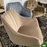 Стул BELINDA BLUVEL-40 BEIGE, велюр