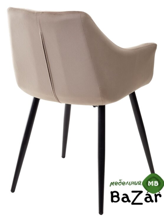 Стул BELINDA BLUVEL-40 BEIGE, велюр