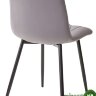 Стул DUBLIN G062-40 серый/ черный каркас, велюр